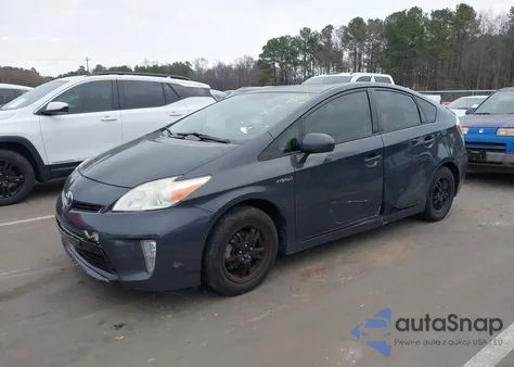 2013 Toyota Prius Two из США, поврежденный, VIN JTDKN3DU1D1636449